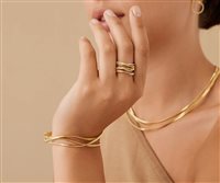 Vicenza - Piazzetta Palladio 2 - Anello Marco Bicego Donna Marrakech in Oro giallo Diamante 0.266 Ct AG365-B - AG365-B